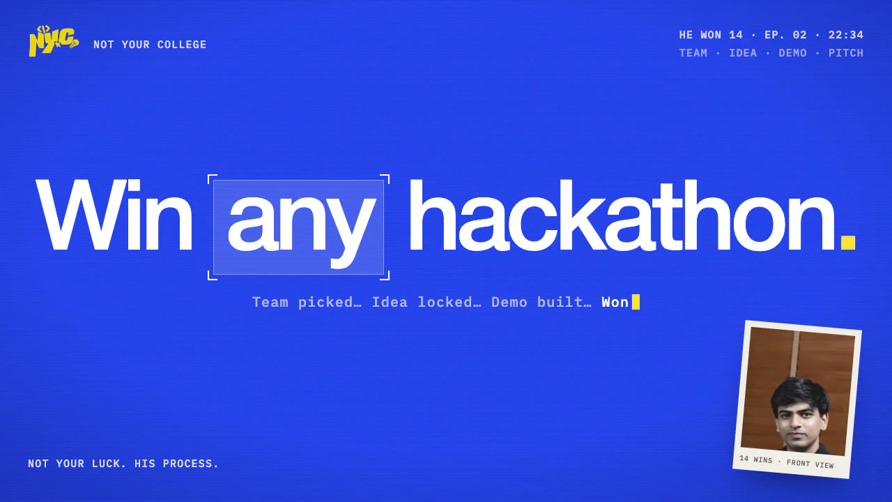 The NYC mentor behind 14 hackathon wins. — NYC video thumbnail